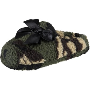 image:imageJessica Simpson Girls Plush Marshmallow Slide on House Slipper Clog With Memory FoamCamo