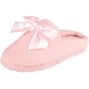 image:imageJessica Simpson UnisexChild Plush Marshmallow Slide on House Slipper Clog with Memory FoamPink