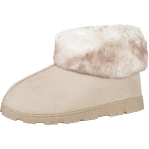 image:imageJessica Simpson Womens and Girls Microsuede Super Soft Bootie Slippers with Indoor Outdoor Sole Mommy amp Me Set OptionsSand