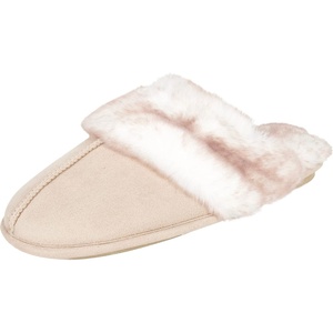 image:imageJessica Simpson womens Comfy Faux Fur House Slipper Scuff Memory Foam Slip on Antiskid SoleSlipperIvory