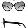 image:imageJessica Simpson Oval SunglassesBlue Tortoise FrameGradient BlueTinted Lens