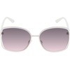 image:imageJessica Simpson Oval SunglassesSilver White