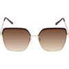 image:imageJessica Simpson Oversized Square SunglassesBrown Gold