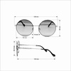 image:imageJessica Simpson Retro SunglassesSilver  Blue