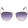 image:imageJessica Simpson Womens Classic Elegant and Metal Aviator Pilot Sunglasses UV400 ProtectionGold  Black