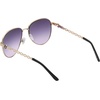 image:imageJessica Simpson Womens Classic Elegant and Metal Aviator Pilot Sunglasses UV400 ProtectionGold  Black