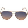 image:imageJessica Simpson Womens Classic Elegant and Metal Aviator Pilot Sunglasses UV400 ProtectionGold  Nude