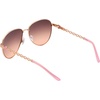 image:imageJessica Simpson Womens Classic Elegant and Metal Aviator Pilot Sunglasses UV400 ProtectionRose Gold  Rose