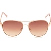 image:imageJessica Simpson Womens Classic Elegant and Metal Aviator Pilot Sunglasses UV400 ProtectionRose Gold  Rose