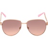 image:imageJessica Simpson Womens Classic Elegant and Metal Aviator Pilot Sunglasses UV400 ProtectionRose Gold  Rose
