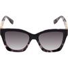 image:imageJessica Simpson Womens Eye Catching Rectangular SunglassesBlack Oatmeal