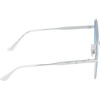 image:imageJessica Simpson Womens Flush Lens Metal Chic Refined Metal Elegant Cat Eye Sunglasses with UV400 ProtectionWhite Silver