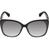 image:imageJessica Simpson Womens Jessica Simpson Flush Lens Cat Eye With Quilted Temple DetailBlack