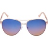 image:imageJessica Simpson Womens Metal Aviator Pilot SunglassesRose Gold  Nude