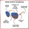 image:imageJessica Simpson Womens Metal Aviator Pilot SunglassesRose Gold  Nude