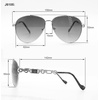 image:imageJessica Simpson Womens Metal Aviator Pilot SunglassesSilver  White