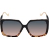 image:imageJessica Simpson Womens Oversized Square SunglassesBlack Fade