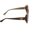 image:imageJessica Simpson Womens Oversized Square SunglassesBrown  Nude