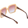 image:imageJessica Simpson Womens Oversized Square SunglassesNude  Tortoise