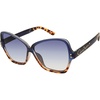 image:imageJessica Simpson Oval SunglassesBlue Tortoise FrameGradient BlueTinted Lens