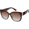image:imageJessica Simpson Womens Jessica Simpson Flush Lens Cat Eye With Quilted Temple DetailTortoise