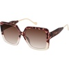 image:imageJessica Simpson Womens Oversized Square SunglassesTortoise Fade