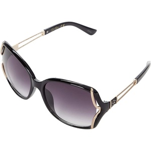 image:imageJessica Simpson Oval SunglassesBlack FrameGradient SmokeTinted Lens