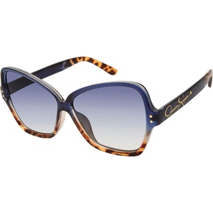 image:imageJessica Simpson Oval SunglassesBlue Tortoise FrameGradient BlueTinted Lens
