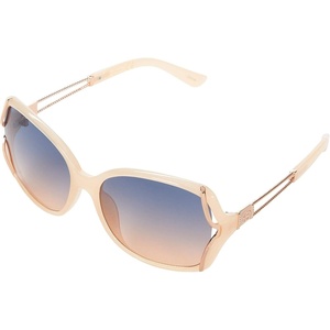 image:imageJessica Simpson Oval SunglassesNude FrameNavyPeachTinted Lens