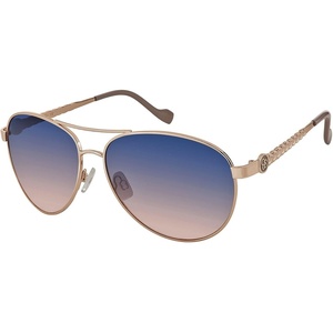 image:imageJessica Simpson Womens Classic Elegant and Metal Aviator Pilot Sunglasses UV400 ProtectionGold  Nude