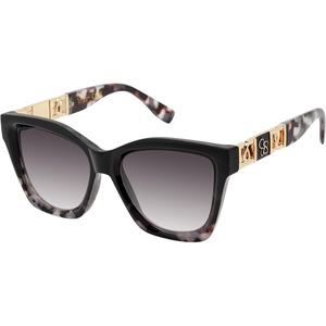 image:imageJessica Simpson Womens Eye Catching Rectangular SunglassesBlack Oatmeal