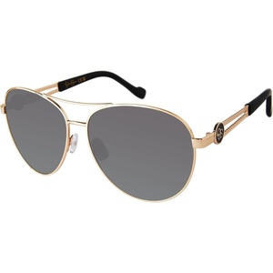 image:imageJessica Simpson Womens Metal Aviator Pilot SunglassesGold  Black