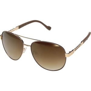 image:imageJessica Simpson Womens Metal Aviator Pilot SunglassesGold  Nude