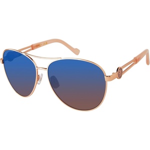 image:imageJessica Simpson Womens Metal Aviator Pilot SunglassesRose Gold  Nude