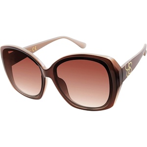 image:imageJessica Simpson Womens Oversized Square SunglassesBrown  Nude