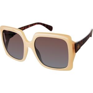 image:imageJessica Simpson Womens Oversized Square SunglassesNude  Tortoise