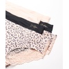 image:imageJessica Simpson Seamless Underwear For Women Lace Hipster Panties Cute Breathable and Comfortable Multipack Ropa InteriorPearlBlackBlush 6 Pack