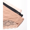 image:imageJessica Simpson Seamless Underwear For Women Lace Hipster Panties Cute Breathable and Comfortable Multipack Ropa InteriorPearlDolceBlack 3 Pack