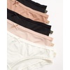 image:imageJessica Simpson Womens Bikini Underwear  5 Pack Sexy Lace Trim Seamless Panties Briefs for WomenBlackBlackDolceRoseGardenia