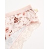 image:imageJessica Simpson Womens Bikini Underwear  5 Pack Sexy Lace Trim Seamless Panties Briefs for WomenBlackBlackTextured Animal Pearl BlushDolceMellow Garden Pearl