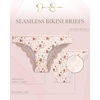 image:imageJessica Simpson Womens Bikini Underwear  5 Pack Sexy Lace Trim Seamless Panties Briefs for WomenBlackBlackTextured Animal Pearl BlushDolceMellow Garden Pearl