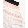 image:imageJessica Simpson Womens Bikini Underwear  5 Pack Sexy Lace Trim Seamless Panties Briefs for WomenFloral PrintGardeniaStripeRoseBlack