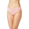 image:imageJessica Simpson Womens Hipster Underwear  5 Pack Microfiber Lace Trim No Show Seamless Panties Sizes SXLRose Multi