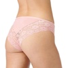 image:imageJessica Simpson Womens Hipster Underwear  5 Pack Microfiber Lace Trim No Show Seamless Panties Sizes SXLRose Multi
