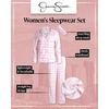 image:imageJessica Simpson Womens Pajama Set  2 Piece Cozy Long Sleeve Button Down Pajamas with Matching Pants Sizes SXLAngel Wing W Tickle
