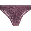 image:imageJessica Simpson Womens Tanga Underwear  3 Pack6 Pack Soft Microfiber Lace Back Panties  Breathable Underwear for WomenGrape 3pk