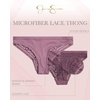image:imageJessica Simpson Womens Tanga Underwear  3 Pack6 Pack Soft Microfiber Lace Back Panties  Breathable Underwear for WomenGrape 3pk