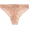 image:imageJessica Simpson Womens Tanga Underwear  3 Pack6 Pack Soft Microfiber Lace Back Panties  Breathable Underwear for WomenPearl 3pk