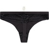 image:imageJessica Simpson Womens Thong Panties  6 Pack Seamless Lace Microfiber Underwear for Women SXLBlackBlackBlack