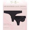 image:imageJessica Simpson Womens Thong Panties  6 Pack Seamless Lace Microfiber Underwear for Women SXLBlackBlackBlack